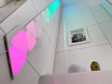 Der Teil, den man üblicherweise sehen will: LED-Panels, HomePod, Groot und eine Ae 4/4.