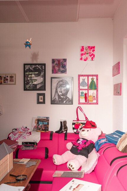 Living the slogan: Think Pink.