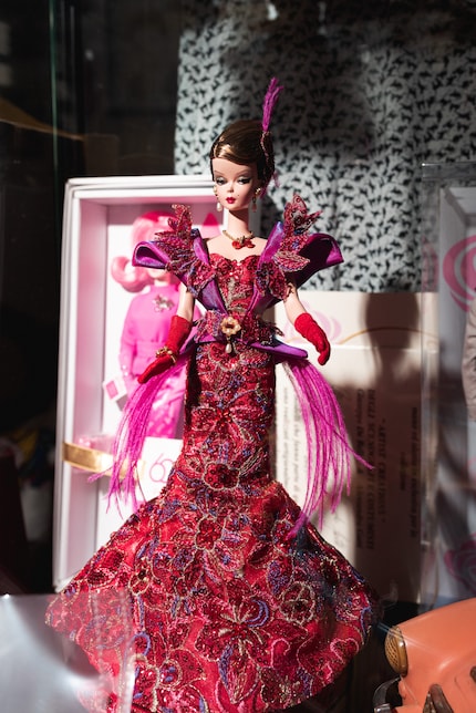 This Barbie is one of a kind. At least in that outfit.