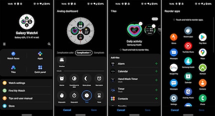 You can make changes to a lot of the settings directly from your smartphone.