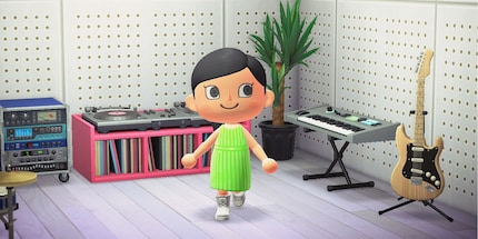 Animal Crossing: Ein Look aus dem Hause Valentino. Bild: Courtesy Valentino und Kara Chung