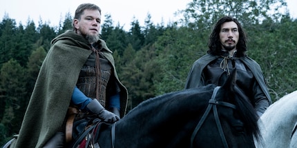 Matt Damon als Carrouge und Adam Driver als Le Gris