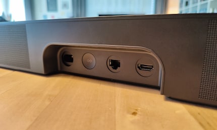 Ein bisschen gar wenig Anschlussmöglichkeiten für so eine teure Soundbar