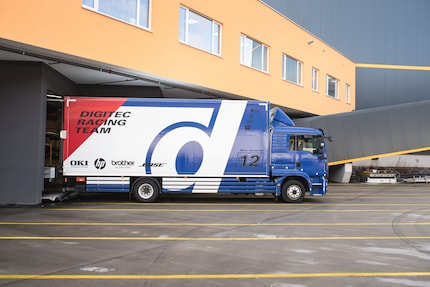 Our truck covering the last mile