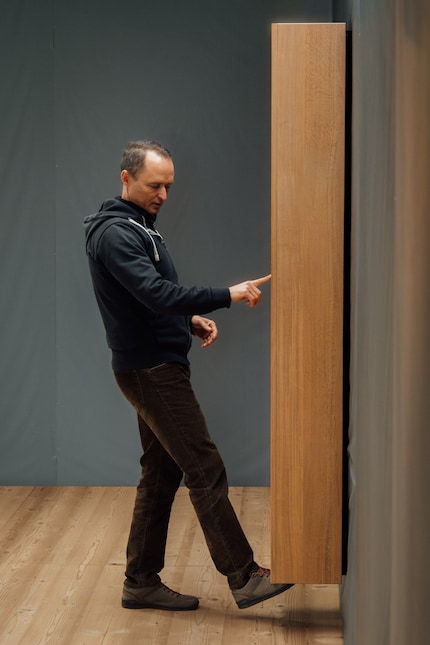 Elegant gelöst: Im Schrank verschwindet das Eisenhorn samt Zubehör.