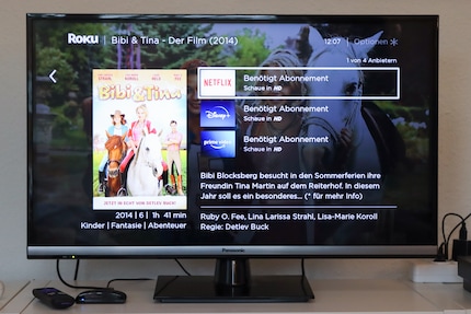 Search shows how much the movie you’re looking for costs with any given provider.
