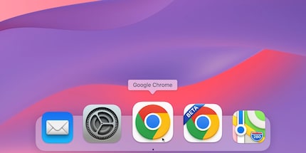 Das Chrome Icon unter macOS