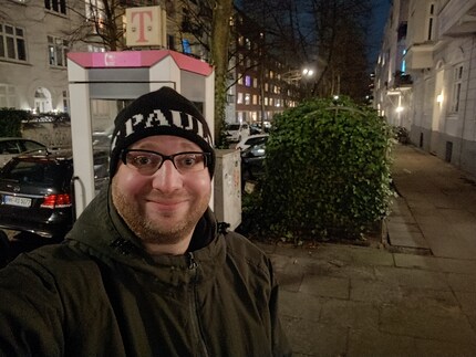 OnePlus Nord CE 2: Selfie mit Nachtmodus.