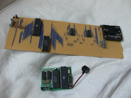 Der erste Prototyp eines günstigen Rechners von Eben Upton.