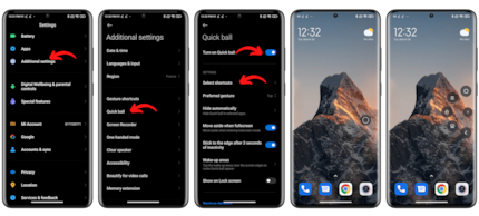 Die Zugriffshilfe erinnert an Samsungs OneUI. / © NextPit.