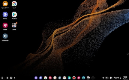 So präsentiert sich die Oberfläche des Galaxy Tab S8 Ultra im Dev-Mode. / © NextPit