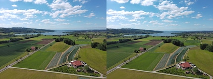 Autel, links normal, rechts hochauflösend