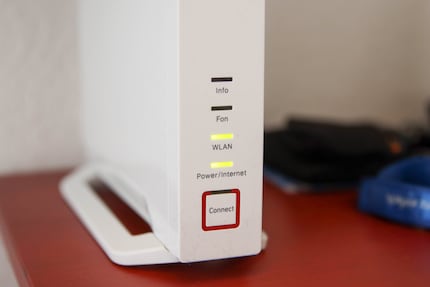 Unauffällig verrichtet die Fritzbox 4060 ihren Dienst.