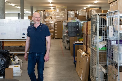 Lauritz Fricke und die Spendentrolleys