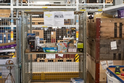 Ein zweites Leben für die Produkte auf den Spendentrolleys