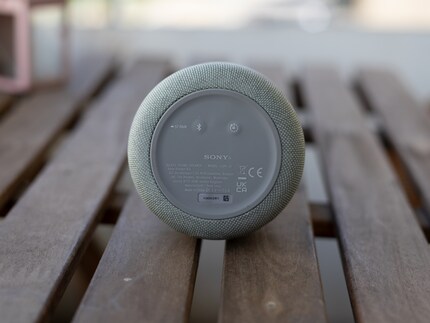 The pairing and timer buttons are on the bottom of the speaker.