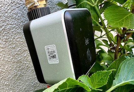 Einbinden einfach gemacht: Dank QR-Code am Gerät selbst ist das Eve Aqua blitzschnell im Homekit.