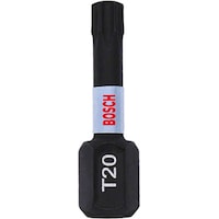 Bosch Professional Zubehör Impact Control T20 Insert Bits, 2 pcs. (Hexagon socket TX M20)