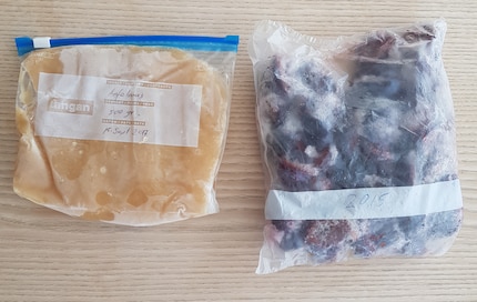 The plums and applesauce are both still edible. But whether they’ll taste good is another question.