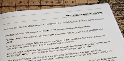 Die erste Seite der Anleitung.