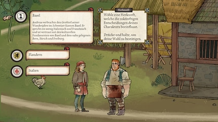 Die Wahl von Andreas Hintergrundgeschichte will gut überlegt sein.