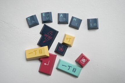 Aus meiner grossen Keycap-Auswahl suche ich mir ein paar spezielle heraus, um das Schweizer Tastenlayout zu ergänzen.