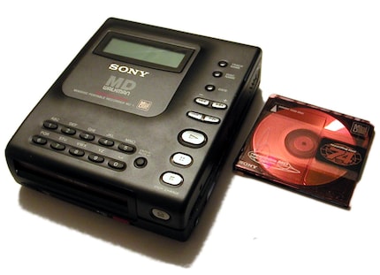  The very first MiniDisc recorder.