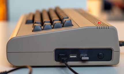 Data gets onto the C64 via a USB stick