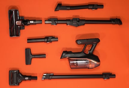 The Rowenta X-Force’s accessories.