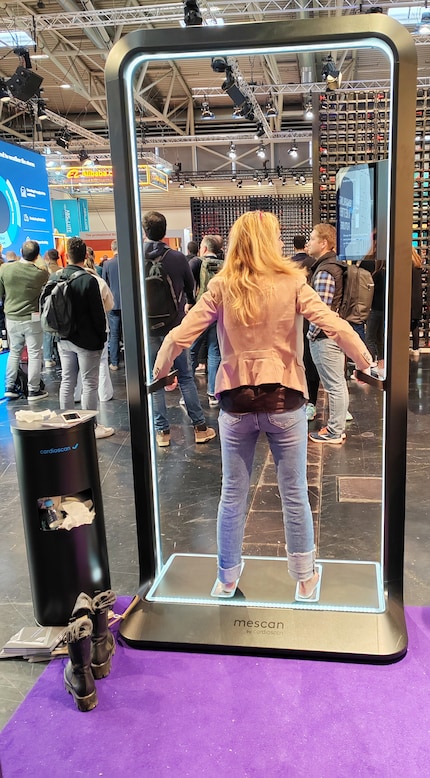 Zal dit binnenkort in elk fitnesscentrum te vinden zijn? mescan van Cardioscan op ISPO in München.