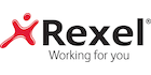 Logo van het merk Rexel