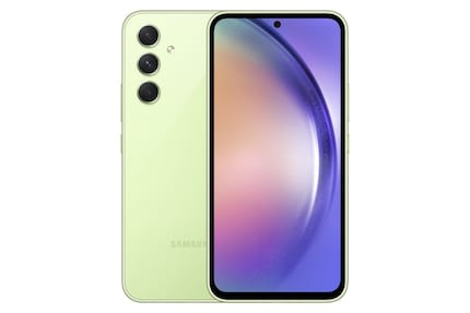 De Galaxy A54 in «Awesome Lime».