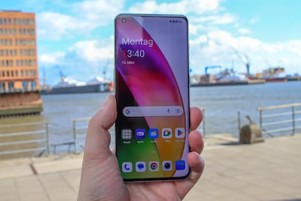 Het mooie 6,7-inch AMOLED beeldscherm.