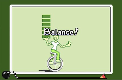 Elke microgame geeft je aan het begin een beknopte opdracht. Niet dat je veel of weinig tijd hebt om die te verwerken.