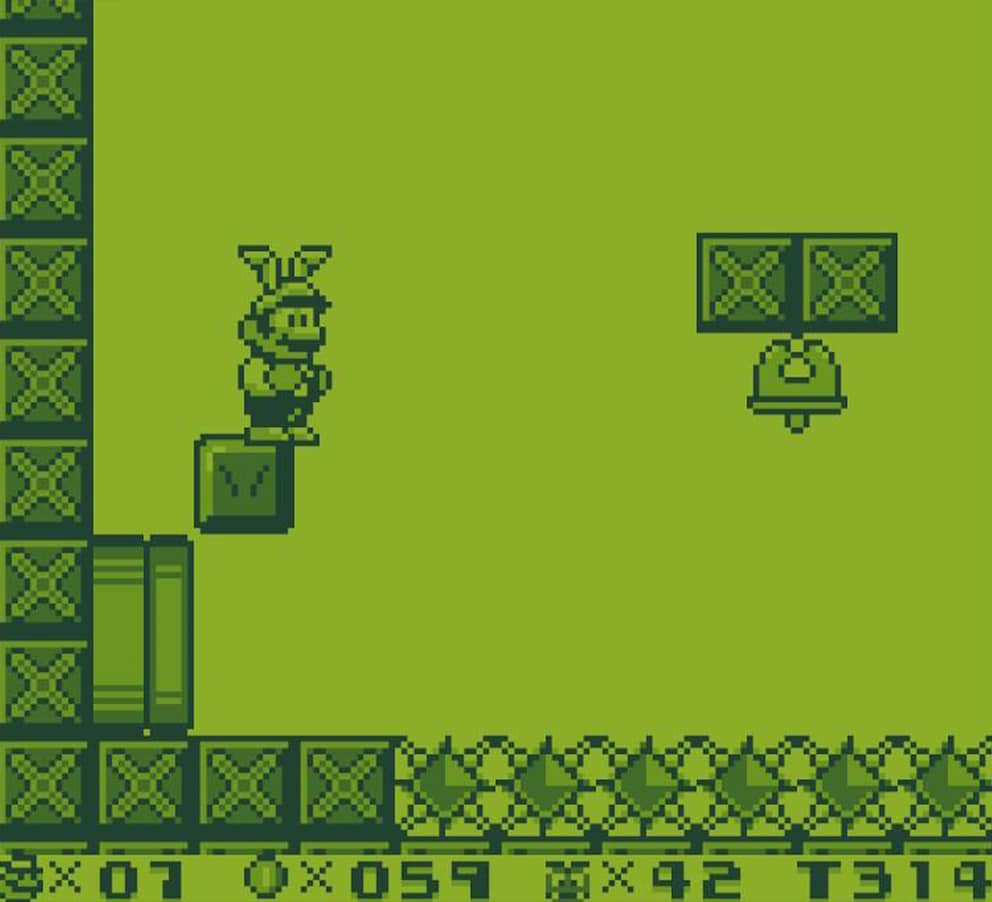 Mit der Möhre verwandelt sich der Klempner zum fliegenden Hasi-Mario. Das Item gibt es in keinem anderen Mario-Spiel