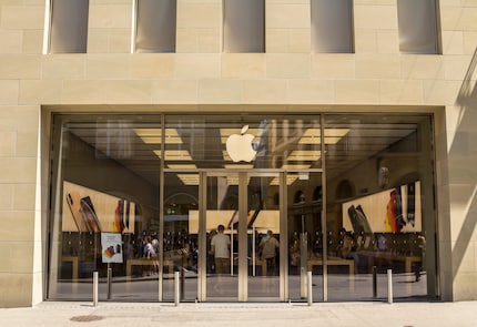 De Apple Store in Basel - waar Android-gebruikers terecht kunnen voor een update.