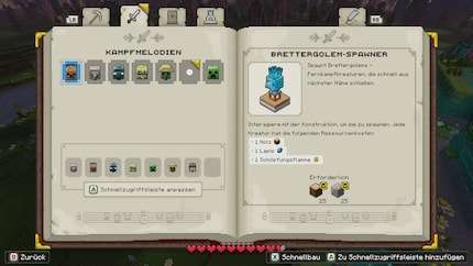 Welke bron heb ik ook alweer nodig om skeletten te spawnen? Het duurt even om in de gameplay-loop te komen.