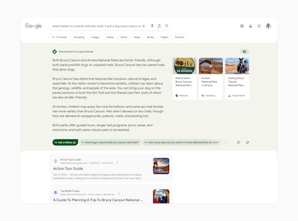 Google Search wordt veelzijdiger.