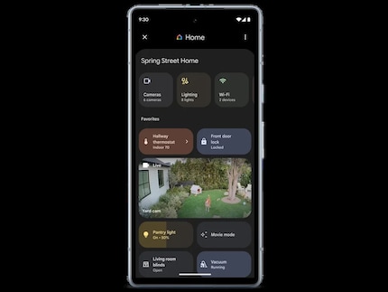 Control Smarthome more conveniently via the quick settings.