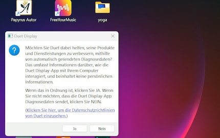 Auch diese Software sammelt Diagnosedaten. Mich persönlich ärgert diese Datensammelwut, auch wenn ich’s ablehnen kann.