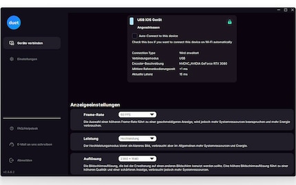 Dir stehen einige Konfigurationsmöglichkeiten zur Verfügung.
