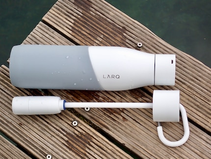 Um Schwebeteilchen zu entfernen, ist ein zusätzlicher Filter nötig.