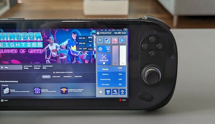The AyaQuick menu gives you the most important settings at the touch of a button.