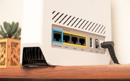 2,5 Gigabit WAN, drie Gigabit LAN en USB-A 3.2 Gen 1x1