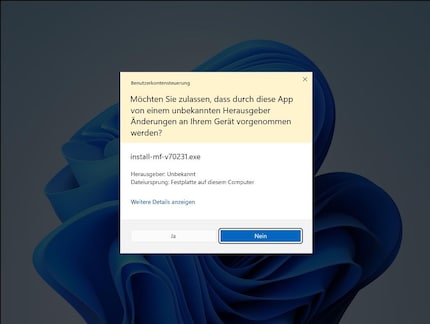 Weder Softendo noch Buziol Games sind als Herausgeber aufgeführt. Trotz offiziellem Download.
