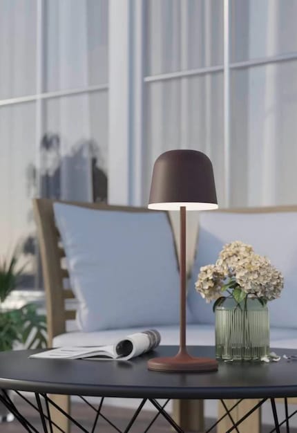 «Mannera» has that certain something: its lampshade is reminiscent of small mushrooms.