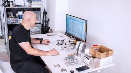 Biagio Colletto in seinem Laden im Gundeldingerquartier in Basel.
