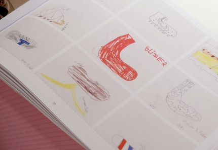 In order to cater to what children want, the design duo had them draw their dream shoe.