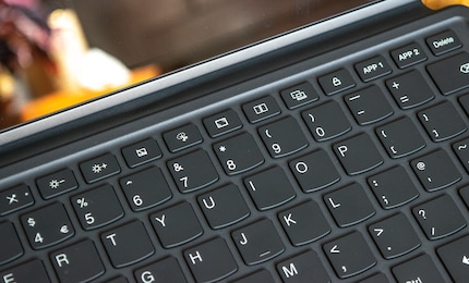 I can launch some functions on the keyboard with the touch of a button.