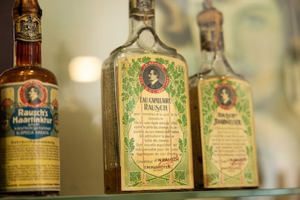 The hair tonic once looked completely different.